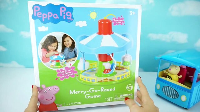 Peppa Pig en el Parque Carrusel con sus amigos - Juguetes de Peppa Pig