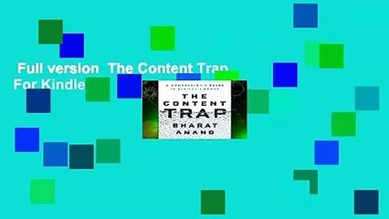 Full version  The Content Trap  For Kindle
