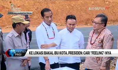 Cek Lokasi Calon Ibu Kota di Kalteng, Jokowi: Cari "Feeling"-nya...