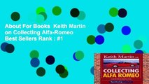 About For Books  Keith Martin on Collecting Alfa-Romeo  Best Sellers Rank : #1