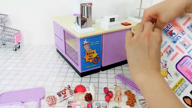 Barbie Mini Mart Grocery Store Supermarket Unboxing دمية باربي ميني مارت Supermercado boneca Barbie | Karla D.