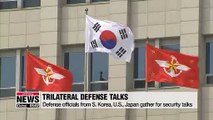 Defense officials from S. Korea, U.S., Japan gather for security talks