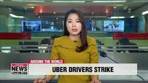Uber drivers around world protest rideshare company's IPO