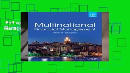 Full version  Multinational Financial Management  For Kindle