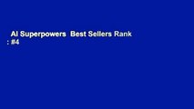 AI Superpowers  Best Sellers Rank : #4