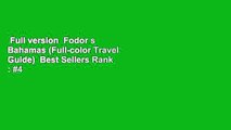 Full version  Fodor s Bahamas (Full-color Travel Guide)  Best Sellers Rank : #4