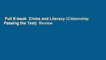 Full E-book  Civics and Literacy (Citizenship Passing the Test)  Review