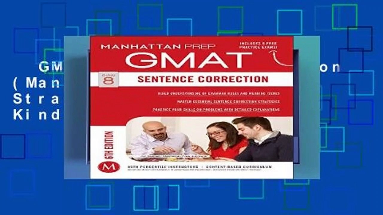 GMAT Sentence Correction (Manhattan Prep GMAT Strategy Guides)  For Kindle