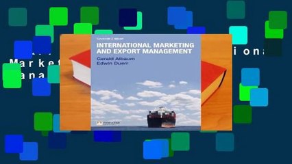 Full version  International Marketing & Export Management  Review