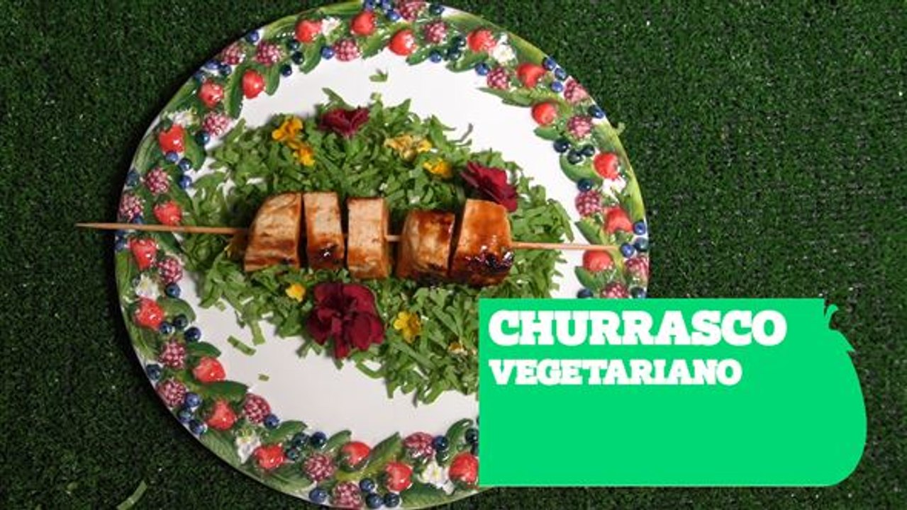 Tofu na churrasqueira