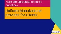 corporate uniform suppliers