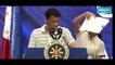 Cockroach interrupts Duterte's speech in Bohol