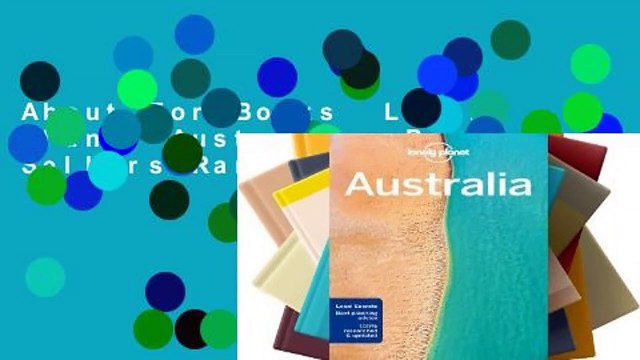 About For Books Lonely Planet Australia Best Sellers Rank : #1