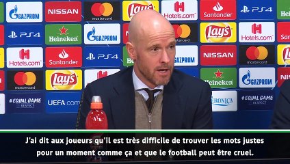 Ten Hag : "le football peut être cruel"