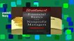 [Read] Streetsmart Financial Basics for Nonprofit Managers  For Full