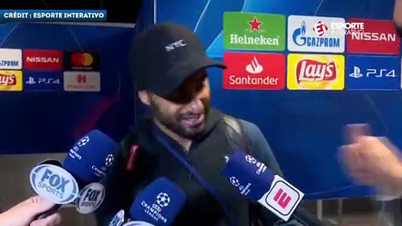 Les larmes de Lucas Moura en zone mixte après son incroyable triplé