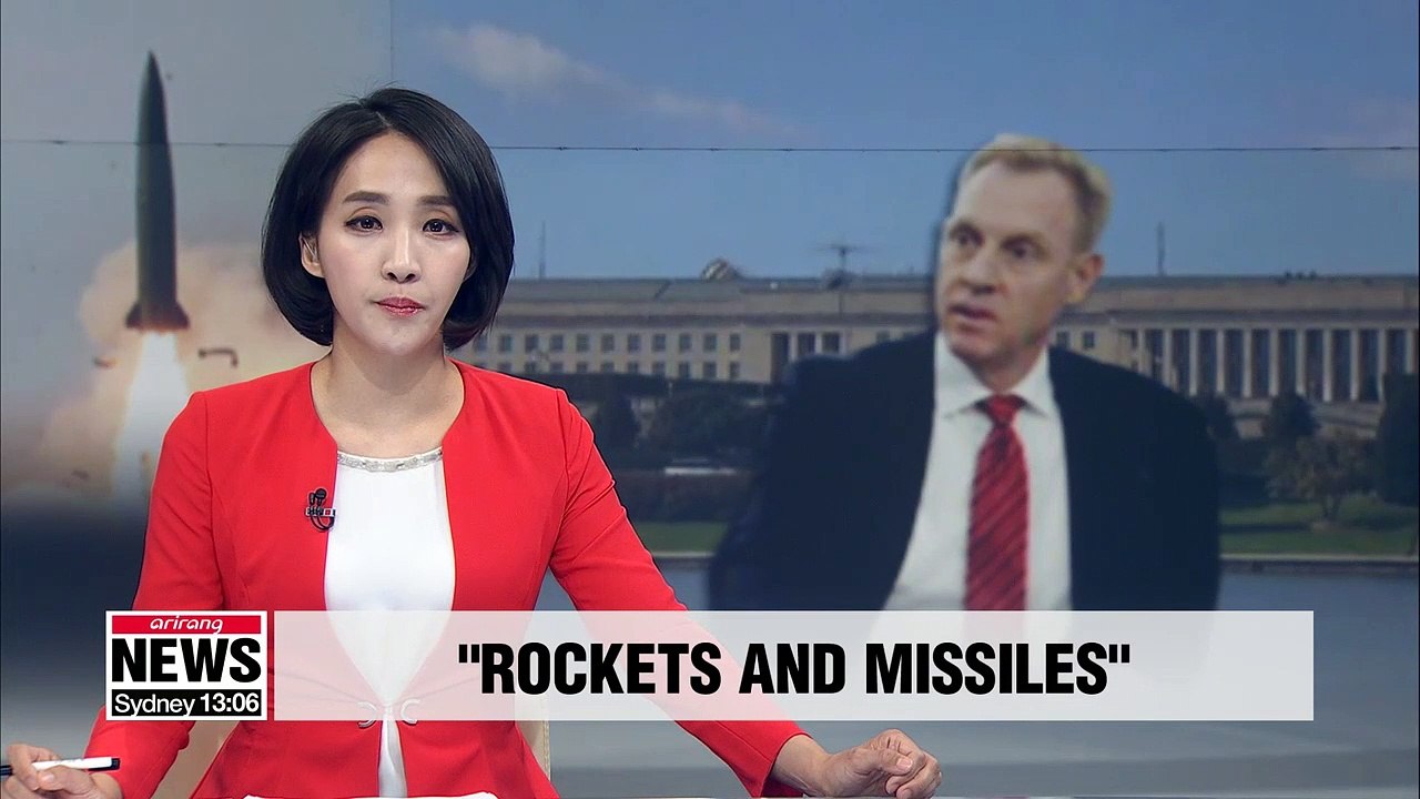 Acting Pentagon chief says N. Korea fired "rockets and missiles"