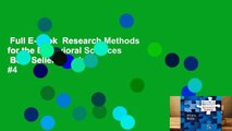 Full E-book  Research Methods for the Behavioral Sciences  Best Sellers Rank : #4