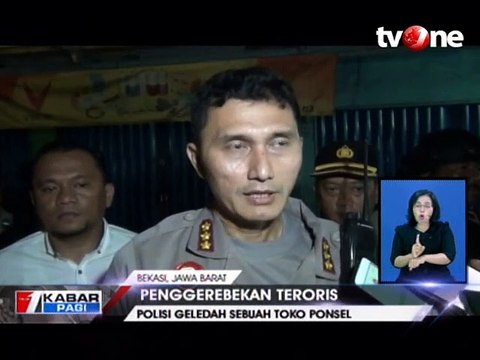 Densus Temukan Bahan Peledak dalam Toko Ponsel di Bekasi