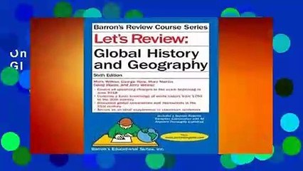 Online Let's Review: Global History and Geography  For Full
