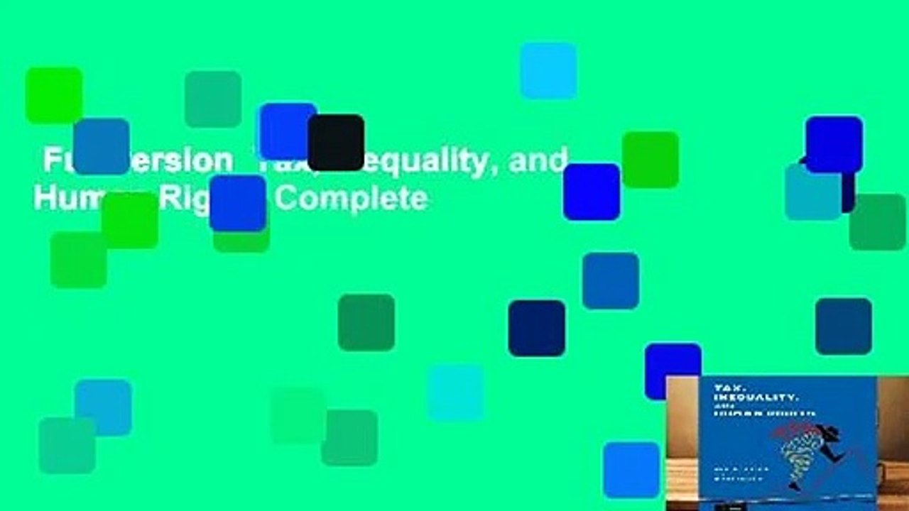 Full version  Tax, Inequality, and Human Rights Complete