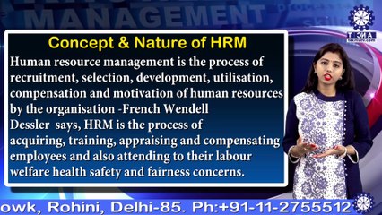 Concept & Nature of HR | Ms. Neha Gupta | BBA | TIAS | Tecnia TV