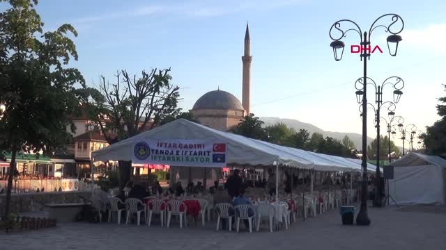 Dha Dış - Türk Askeri Kosova'da Geleneksel İftar Çadırını Kurdu