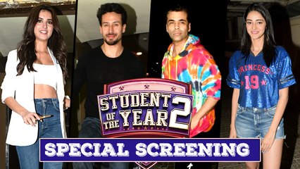 Special Screening Of Student Of The Year 2 | Tiger, Ananya,Tara Sutaria