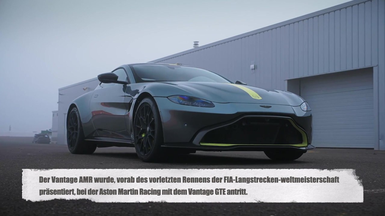 Aston Martin Vantage AMR - Ein atemberaubendes und begeisterndes Fahrerlebnis mit Schaltgetriebe