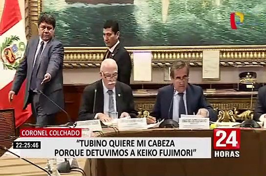 Colchado: Tubino quiere mi cabeza porque detuvimos a Keiko Fujimori