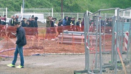 Les supporters à l'entraînement avant le derby !