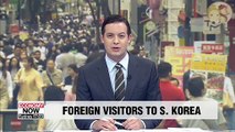 More foreign visitors coming to S. Korea for shopping and food