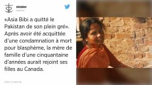 Pakistan. Condamnée à mort pour blasphème, Asia Bibi a pu rejoindre le Canada