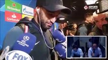 Lucas Moura watches his Goal narrated by Brazilian Commentator