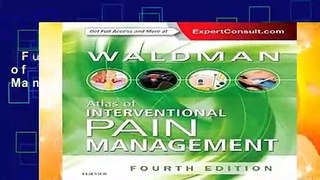 Full version  Atlas of Interventional Pain Management, 4e Complete