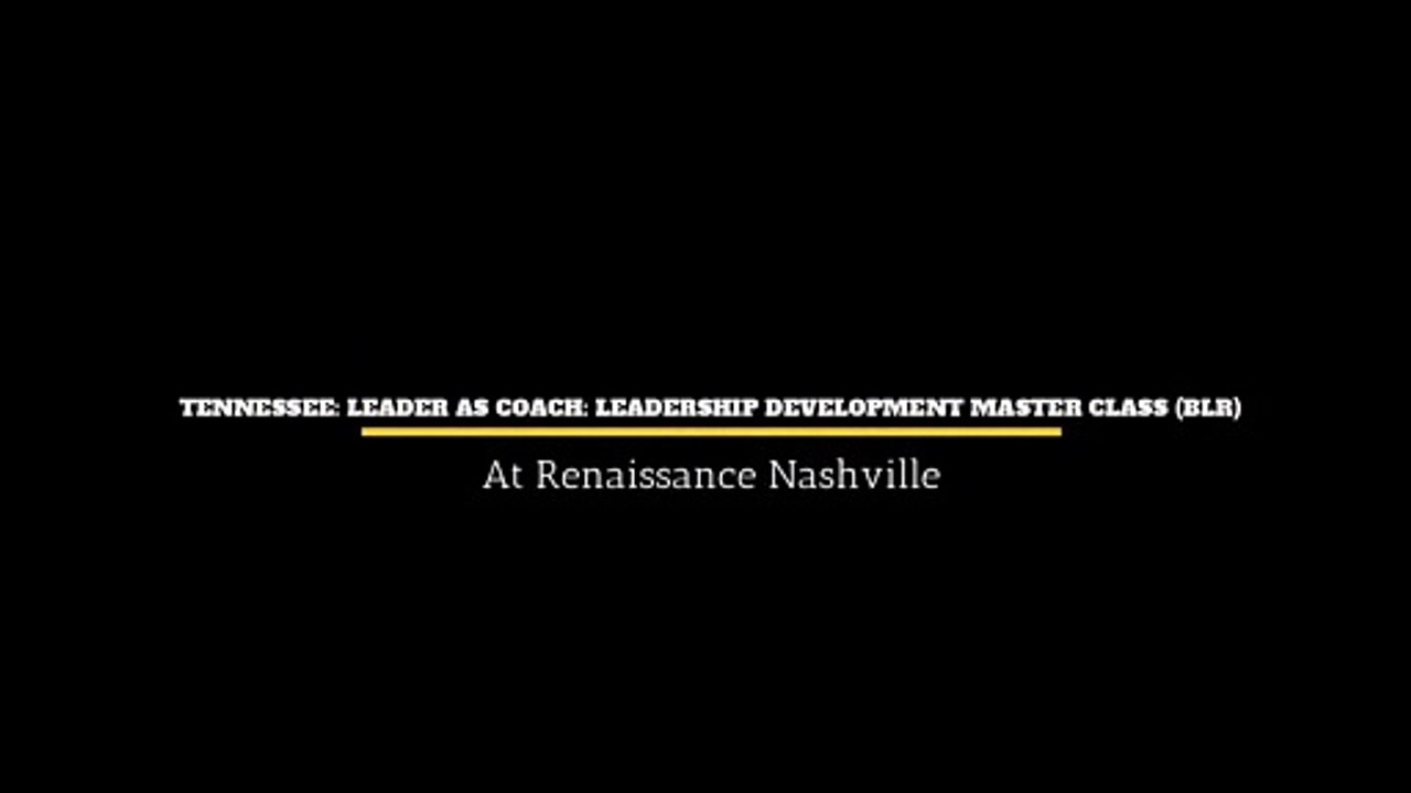 Tennessee_ Leader As Coach_ Leadership Development