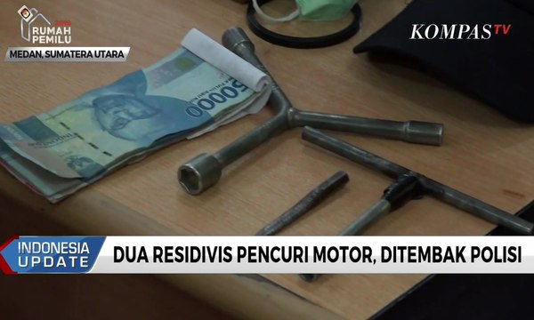 2 Residivis Pencuri Motor di Medan Ditembak Polisi