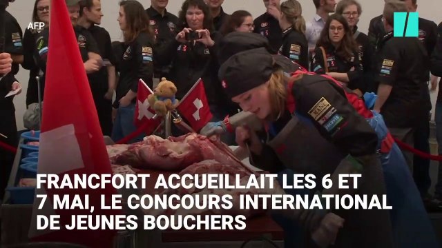 Ces bouchers n’apprécient pas la viande synthétique parce qu’il n’y a pas d’os
