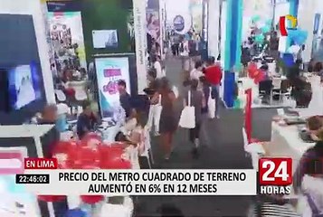 Precio del metro cuadrado de terreno en Lima aumentó 6% en 12 meses