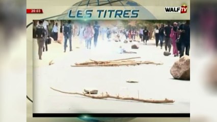 Journal 20H du 8-mai-19 sur WalfTV