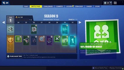 *NEW* SEASON 9 BATTLEPASS In Fortnite! All Skins, Emotes, Gliders, And More!