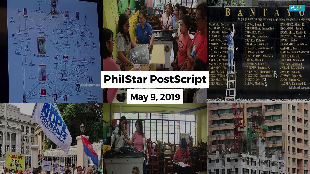 Postscript May 9, 2019