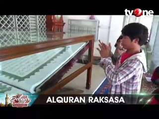 Alquran Raksasa di Masjid Tertua di Polewali Mandar