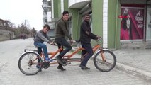 Van Hurdadan 3 Tekerlekli Bisiklet Yaptı