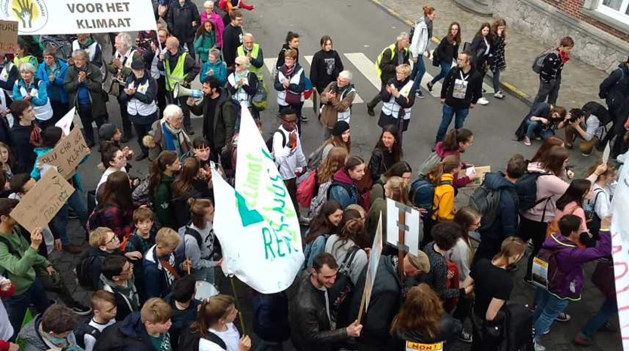 Pour le climat à Mons..Video Éric Ghislain