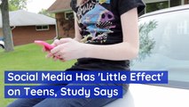 One Study Says Social Media Doesn't Affect Teenagers