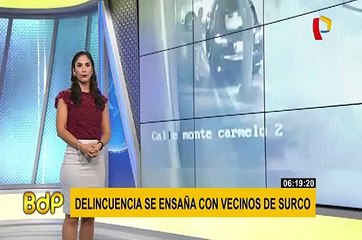 Surco: delincuentes asaltan a hombre en la puerta de su vivienda