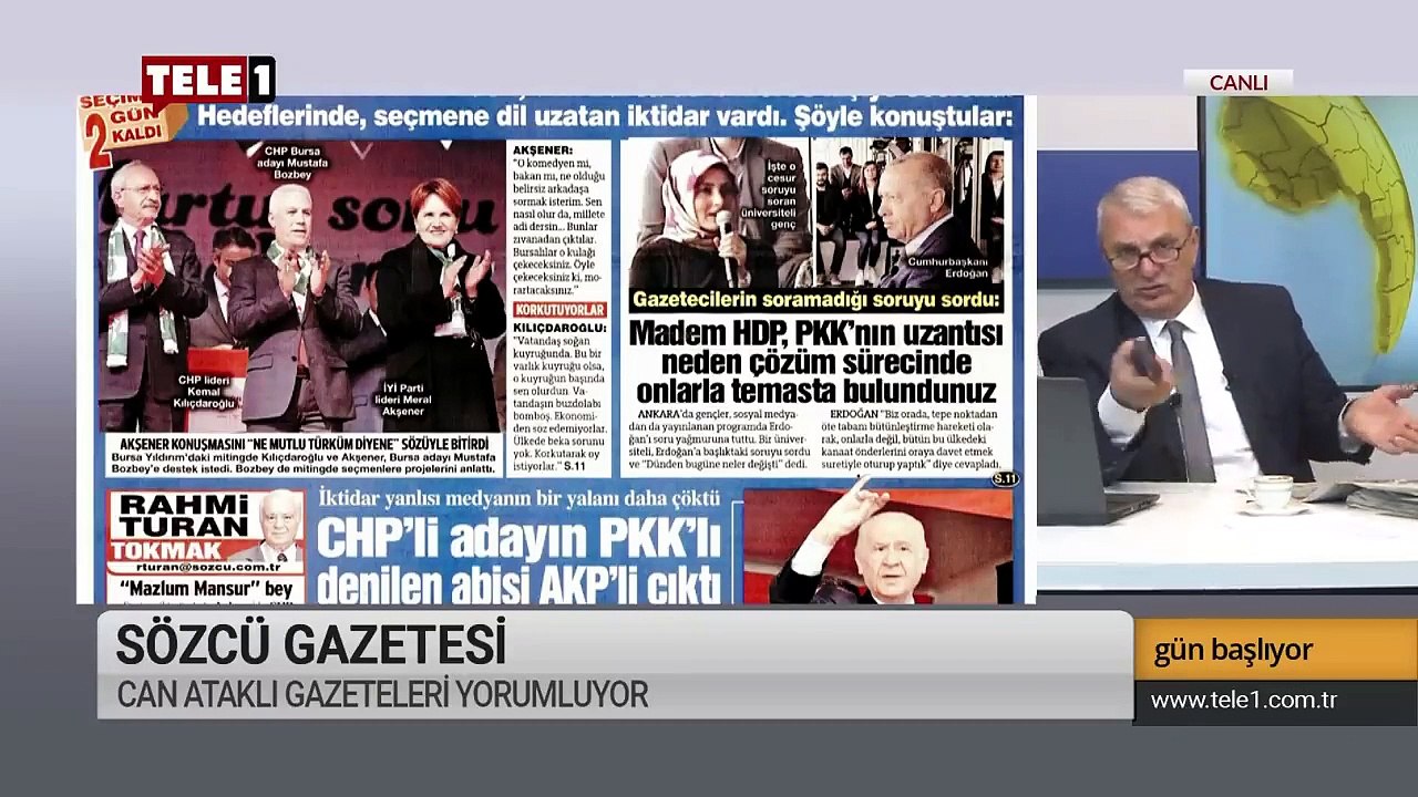 Yavaş'tan seçim sonrası sokakta şiddet uyarısı! - Gün Başlıyor (29 Mart 2019)