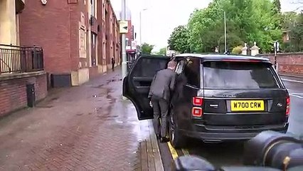 Beckham arrives at court as he faces possible driving ban