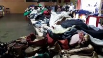 Doações de roupas e calçados são realizadas no Bairro Morumbi